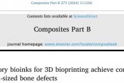 用于3D生物打印的骨免疫调节生物墨水实现临界尺寸骨缺损再生