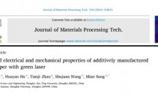 上海交通大学研究团队采用希禾增材绿激光3D打印设备，实现高质量纯铜器件的增材制造