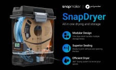 Snapmaker与Polymaker合作推出3D打印线材管理系统SnapDryer