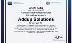 AddUp 成为首家获得 ASTM 增材制造安全认证的 OEM：树立行业新标杆